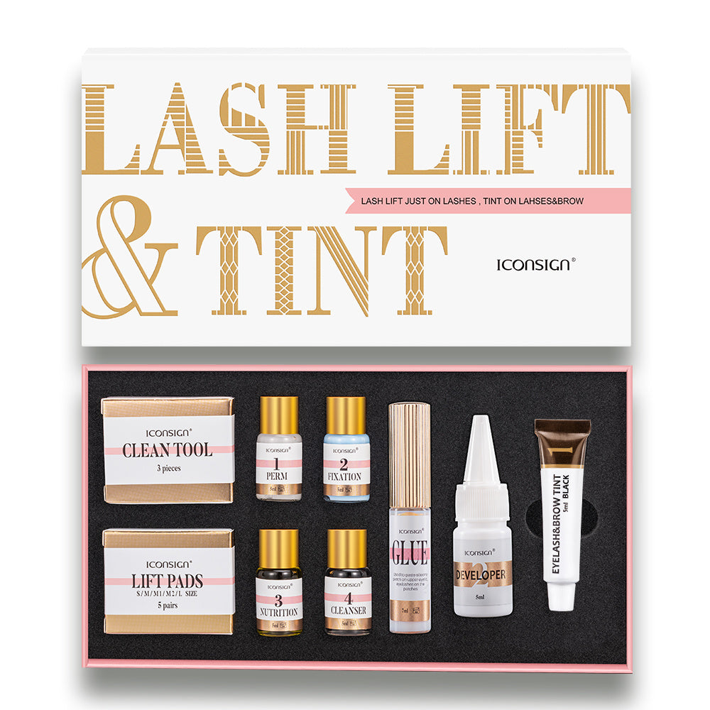 iconsign lash lift eyelash eyebrow dye tint kit lashes perm set brow lamination makeup tools