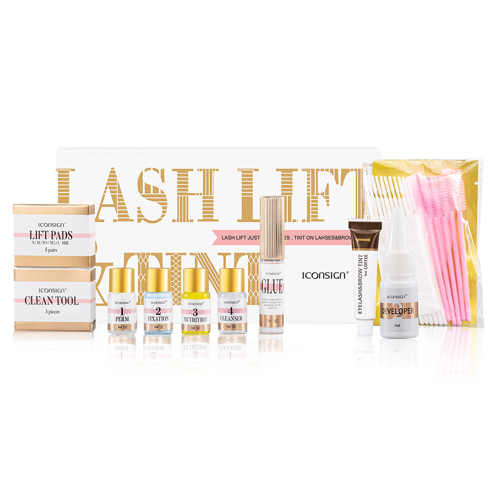 iconsign lash lift eyelash eyebrow dye tint kit lashes perm set brow lamination makeup tools